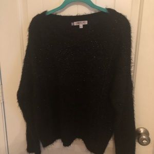 Shimmer and Sparkle Sweater in Black